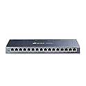 TP-Link 16 Port Gigabit Ethernet Network Switch, Desktop/ Wall-Mount, Fanless, Sturdy Metal w/ Shielded Ports, Traffic Optimization, Unmanaged