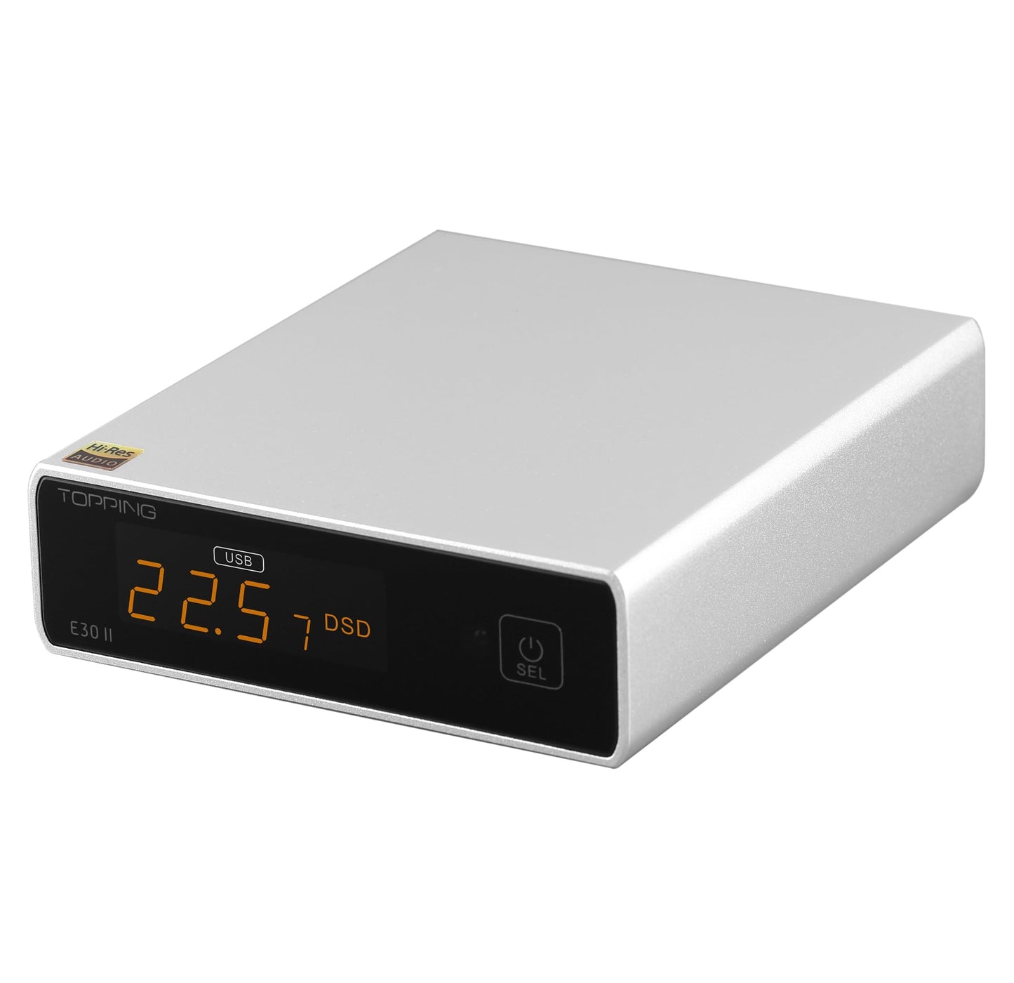 TOPPING E30 HiFi DAC - AK4493 Chips, 32Bit/768kHz Hi-Res Audio, Ultra-Low Noise Power Supply, PCM & DSD Decoding, XMOS XU208 Decoder