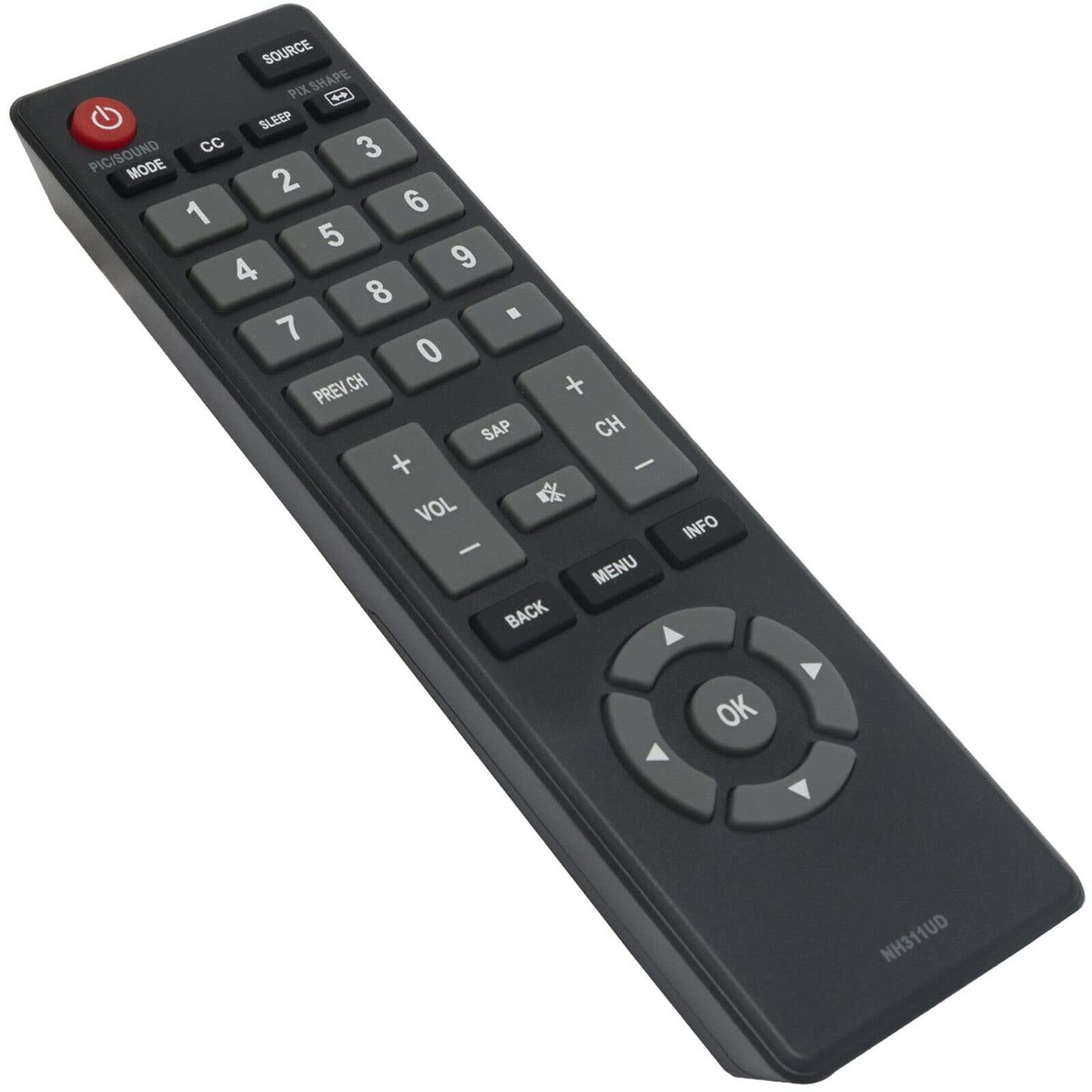 New Remote Control NH311UD Compatible with Sanyo TV FW32D06F FW40D06F FW40D36F FW50D36F FW43D25F