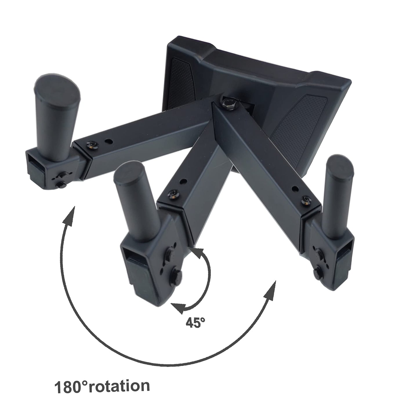 BIGalleons HW-339 Speaker Wall Mount, Wall Mount Speakers Brackets Support up to 100lbs Swivel & Tilt, PA Speaker Wall Mount for Large Speakers