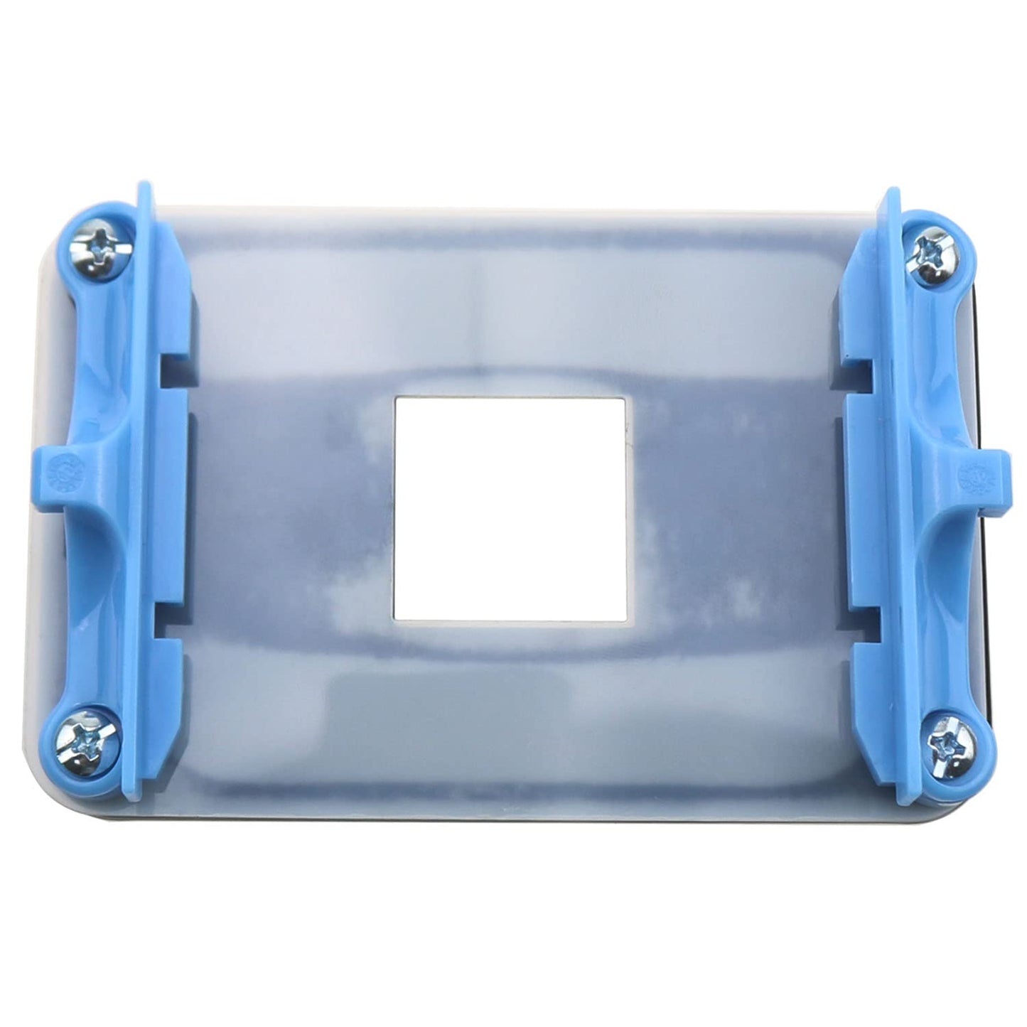 ZZHXSM AM4 Backplane CPU Heatsink Bracket Motherboard CPU Fan Cooling Mounting Sheet Plate Mount on Motherboard for AM4 Only, Blue