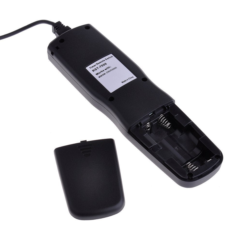 ABUYCS Timer Shutter Release Time Lapse Intervalometer Remote Control for Nikon D5200 D3100 D5000 D7200 D7000 D600 D610 D750 D3200 D3300 D90 Cameras