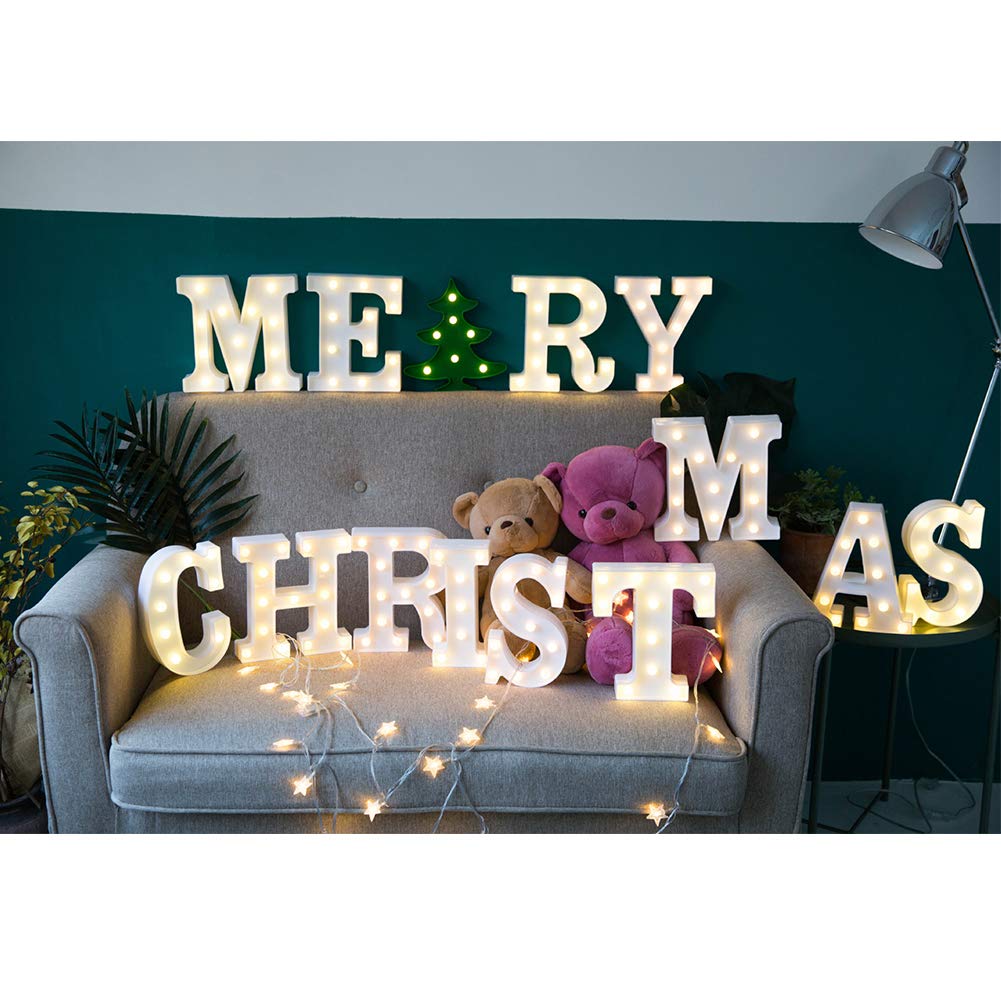 MUMUXI Marquee Light Up Letters | Large Light Up Numbers | Battery Powered and Bright with Every Letter of The Alphabet | for Wedding, Birthday