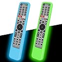 2 Pack Silicone Case for Sony RMF-TX600U RMF-TX500U Remote Control [Anti-Slip] Protective Cover for Sony RMF-TX621U RMF-TX520U Voice Remote Case