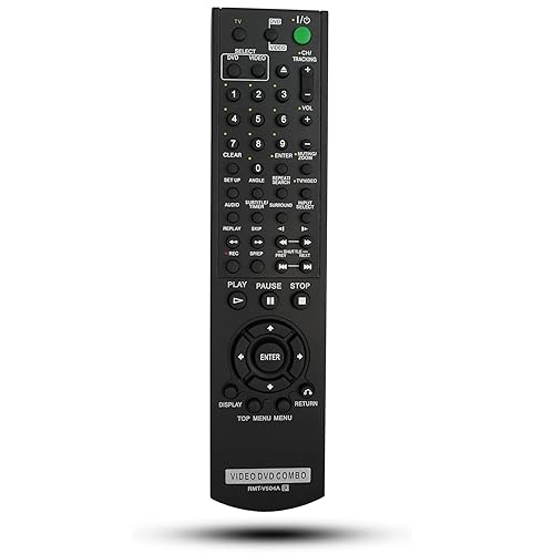 Replacement Remote Control RMT-V504A Fit for Sony DVD/VCR Combo Player Compatible with RMT-V501, RMT-V501A, RMT-V501C, RMT-V501D, RMT-V501E