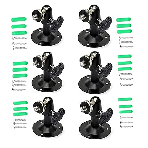 Security Wall Mount for Oculus Sensor Arlo, Arlo Pro,R Stick Up Cam Wired/Battery,GDQLCNXB Metal Security Camera Bracket Outdoor Indoor 360° Rotation