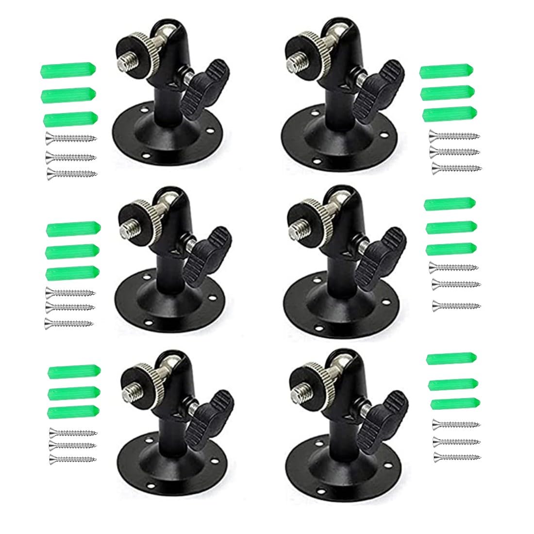 Security Wall Mount for Oculus Sensor Arlo, Arlo Pro,R Stick Up Cam Wired/Battery,GDQLCNXB Metal Security Camera Bracket Outdoor Indoor 360° Rotation