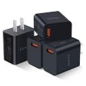 Besgoods Fast Charge 3.0 USB Wall Charger [4-Pack] 5V 3A Fast Charging Block 18W QC Power Adapter for Wireless Charger Stand, Compatible with iPhone