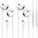 2 Packs USB C Headphones for iPhone 17/16/15 Pro Max Plus Type C Earphones with Microphone & Remote Noise Cancelling Earbuds for iPhone 17/16/15 Pro