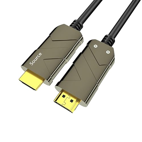BIFALE 8K Fiber Optic HDMI Cable 50ft, HDMI 2.1 Cable Support 8K@60Hz,4K@120Hz, 48Gbps, Dynamic HDR 10, eARC, Dolby Vision, HDCP2.2, 4:4:4, Compatible
