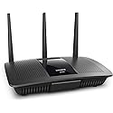 Linksys EA7300 Max-Stream: AC1750 Dual-Band Wi-Fi Router, Gigabit Ethernet Ports, 1,500 square-foot Range, 10 Devices, MU-MIMO (Black)