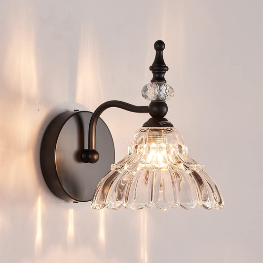 HDDFL Bathroom Light Fixture Over Mirror Vanity Lighting Fixtures Matte Black Modern Wall Sconces for Bedroom Bathroom Hallway Living Room