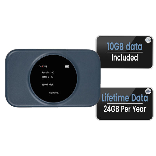 Statelinker S2 Portable WiFi Hotspot,10GB Free USA Data for 30 Days,No Sim Card Needed,4g LTE Mobile Internet Travel Router for USA,8 Device