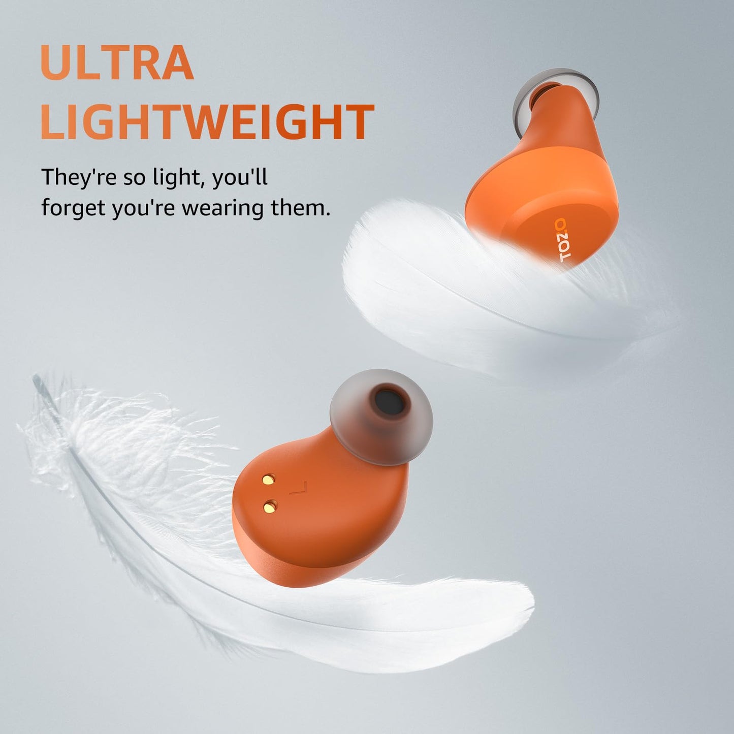 TOZO A1 Wireless Earbuds Bluetooth 5.3 Light Weight in Ear Headphones