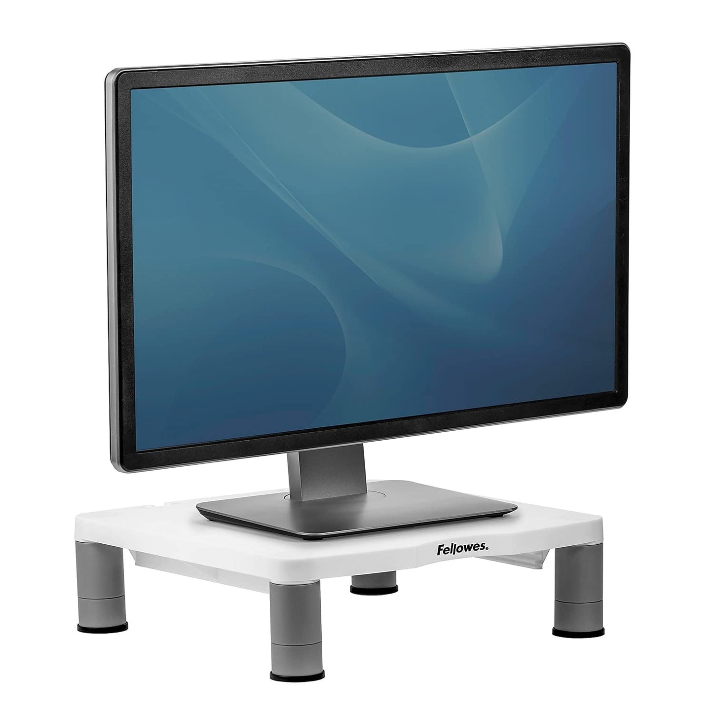 Fellowes 91712 Monitor Riser, Adjustable,13-1/8-Inch x13-1/2-Inch x2-Inch -4-Inch , PM/Graphite