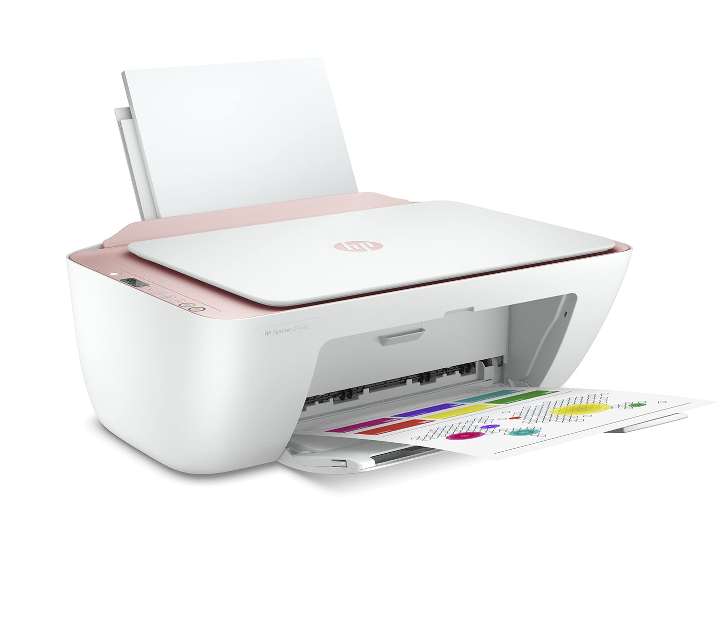 HP DeskJet 2742e All-in-One Printer with Bonus 6 Months Instant Ink, Himalayan Pink