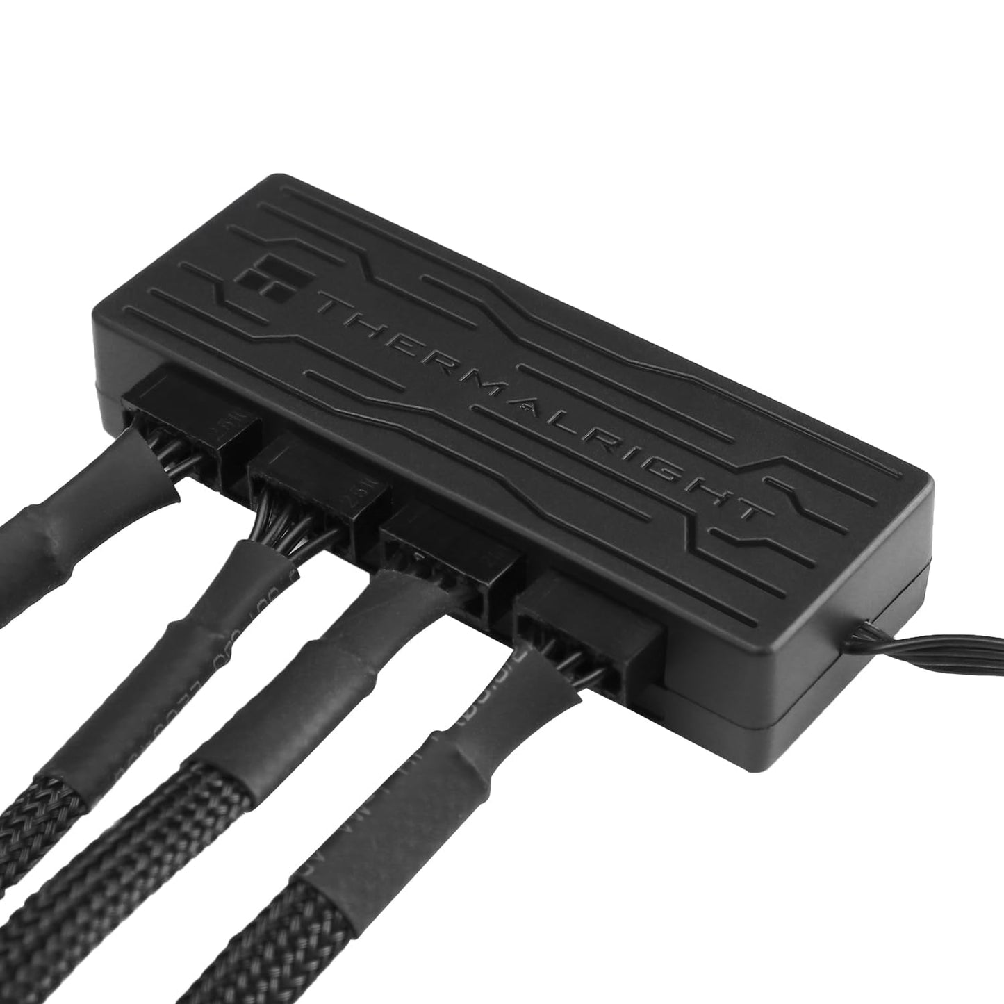 Thermalright FAN HUB X4 PWM Fan Controller - 4 Port 4-Pin, Multiple Interface Cooling Hub for 4 Groups of PC Fans, SATA Power Cord