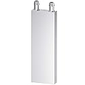 Aluminum Water Cooling Block, Liquid Water Cooler Heat Sink System for PC Computer CPU Graphics Radiator Heatsink Endothermic Head Silver(40mm x 120mm