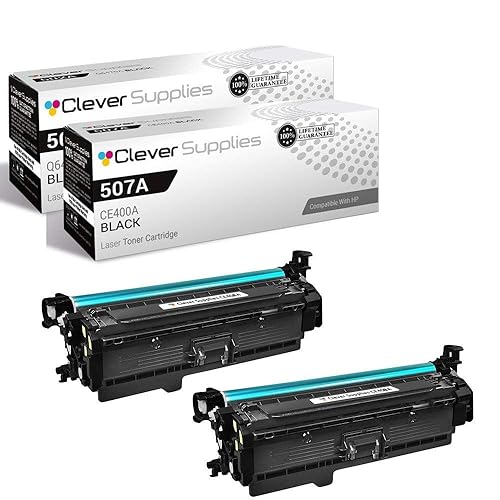 CS Replacement Toner Cartridge Compatible with HP M570dn CE400A Black Color PRO 500 M570 M570DN M570DW Printer M551DN M551N M551XH Color Flow M575C 2