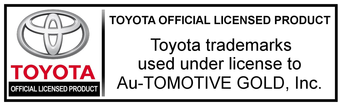 AU-TOMOTIVE GOLD, INC. Officially Licensed Red Leather Key Fob for Toyota Tacoma