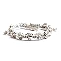 My Saint My Hero Benedictine Blessing Bracelet - Silver/Silver