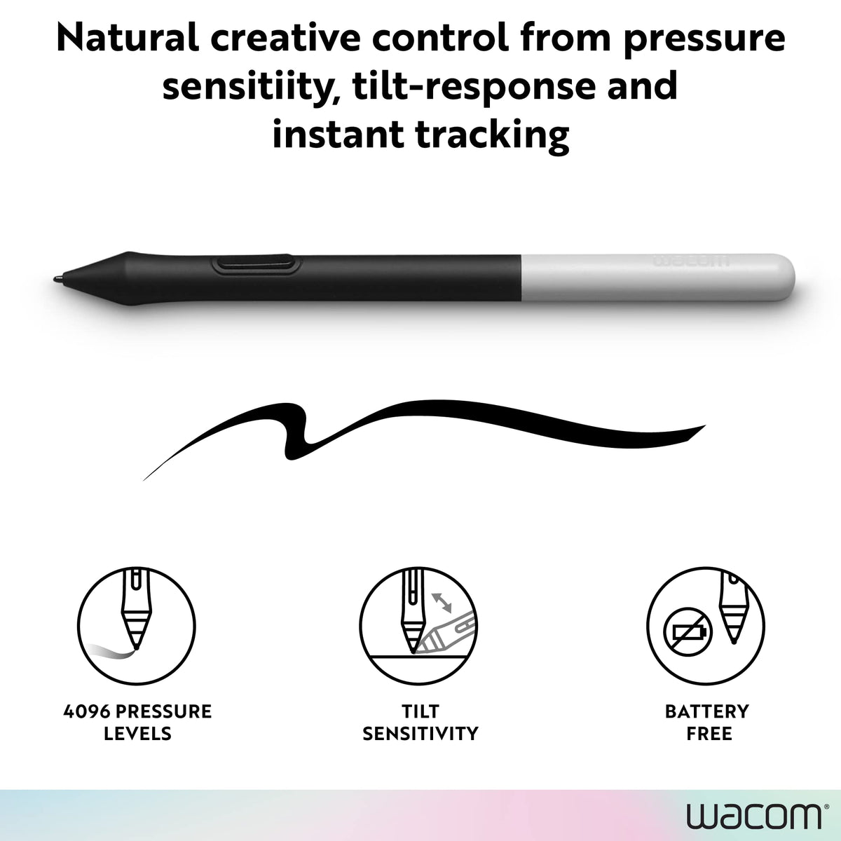 Wacom One Pen, for Wacom One 12, 13 & 14 CP91300B2Z