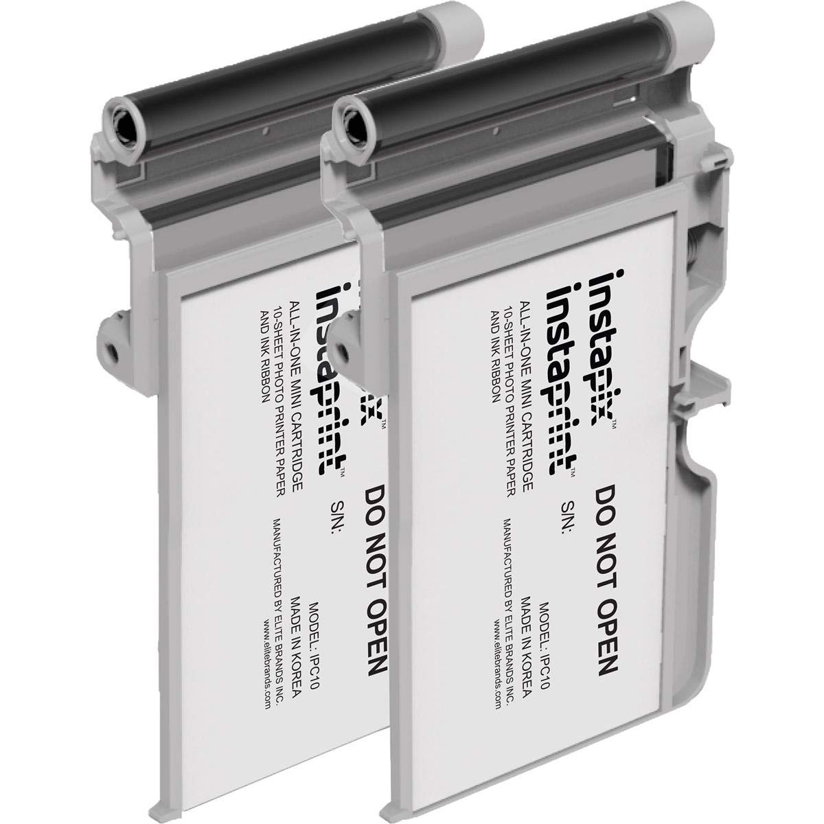 Minolta Instaprint Cartridges - 2 Pack, 20 Total Prints - Compatible with Instapix Cameras & Kodak 4Pass 2x3 Instant Print Cameras, 6x4 Inch Color