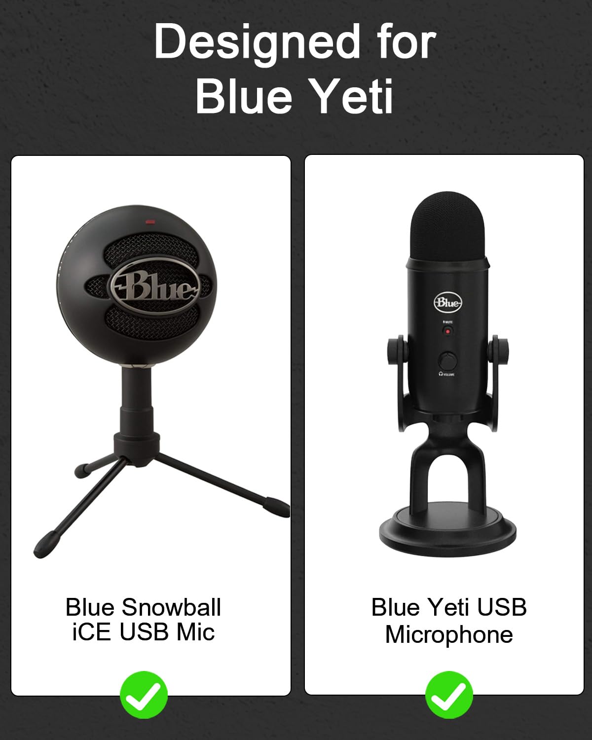 Bicmice Mini USB Cable Compatible with Blue Yeti Microphone Charger Mini B to USB Cable for Blue Yeti Pro/Snowball iCE Microphone-3.3Ft/1M.