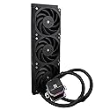Thermalrlght Frozen Edge 360 Black CPU Liquid Cooler,Efficient PWM Controlled Pump 3300RPM,120mm PWM Fan,Water Cooling Computer Parts,for AMD