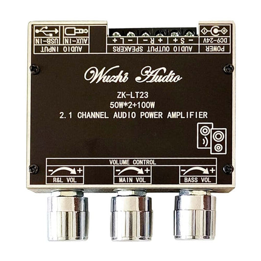 ZK-LT23 2.1 channel audio amplifier board module 50W+50W+100W subwoofer