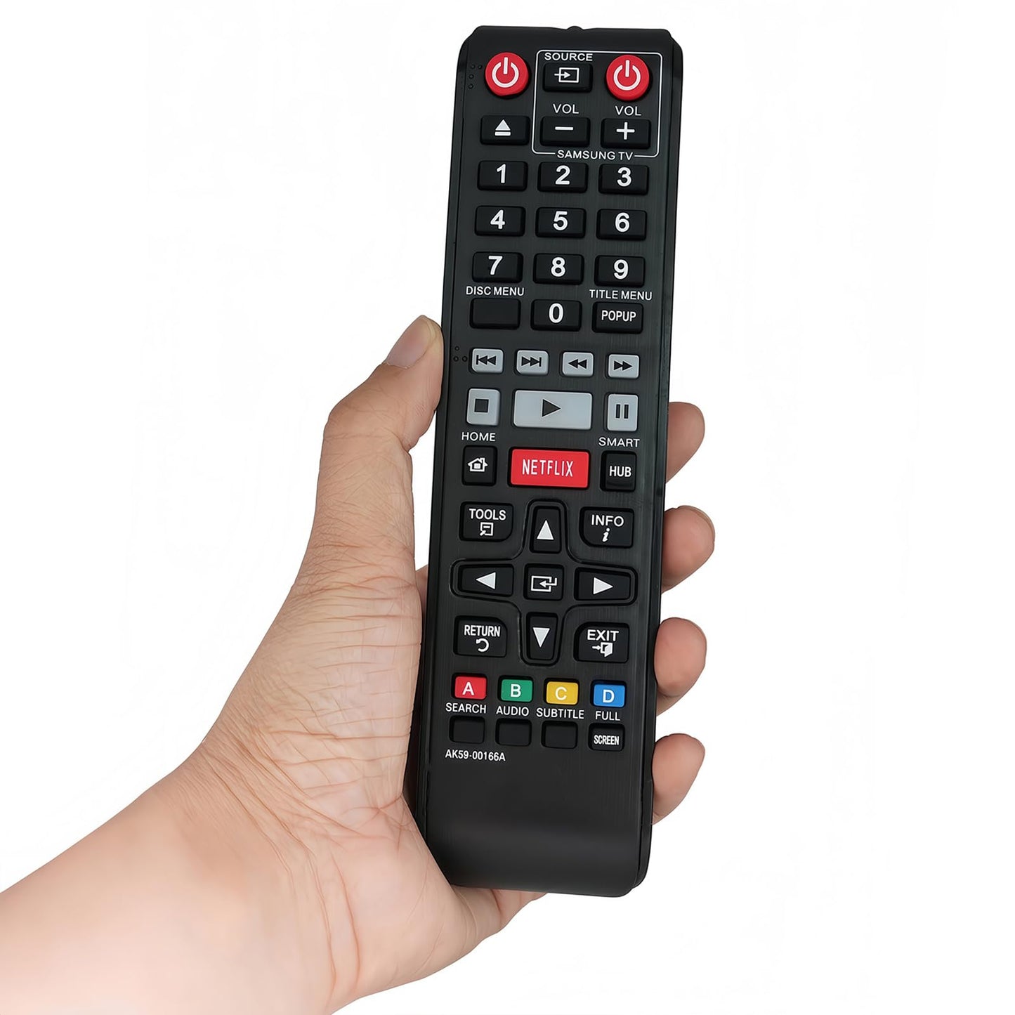 Replacement Remote Control AK59-00166A for Samsung Blu-ray Disc Player BD-FM59 BD-FM59C BD-F5900 BD-F7500 BD-FM59/ZA BD-FM59C/ZA BDFM59 BDFM59C