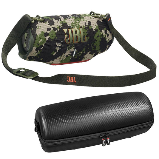 JBL Xtreme 4 Bluetooth Speaker with gSport Carbon Fiber Case (Camo)