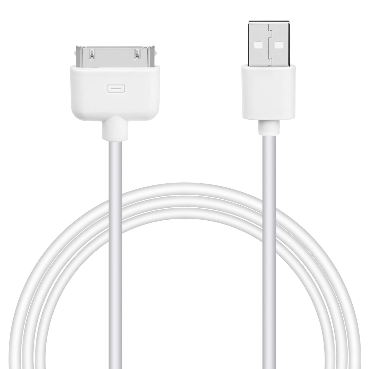 DCNETWORK iPhone 4s Cable USB Sync and Charging Cable for iPhone 4 4s 3G 3GS iPad 1 2 3 iPod Touch Nano 30 Pin Charger Cord Dock Adapter Data 3.3…