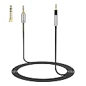 Momentum 4 Cable Compatible with Sennheiser Momentum 4, Momentum 3, Momentum 2, HD1 On-Ear, HD 400S, HD 450BT, PXC 550, PXC 550-II, ACCENTUM Plus…