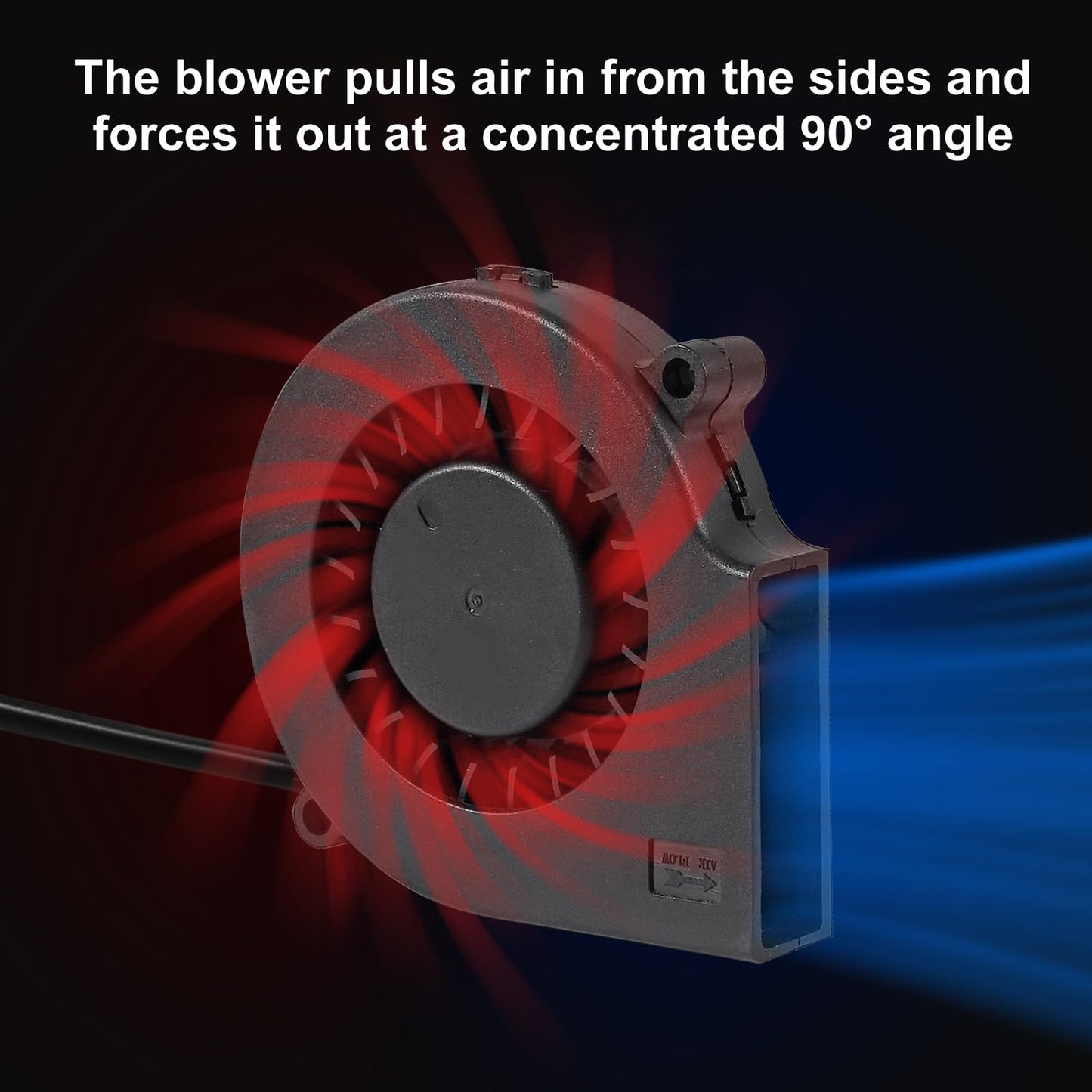 4PCS 7015 Fan 75mm DC 5V USB Blower Fan 75mm x 15mm 5V USB Blower Brushless Cooling Fan for 3D Printer PC CPU Computer Case Fan Cooler