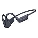 QZYCY Bone Conduction Headphones, Bluetooth 5.4 Open-Ear Wireless Sports Earphones with Mic, 12H Playtime, IPX6 Sweatproof Premium Headset