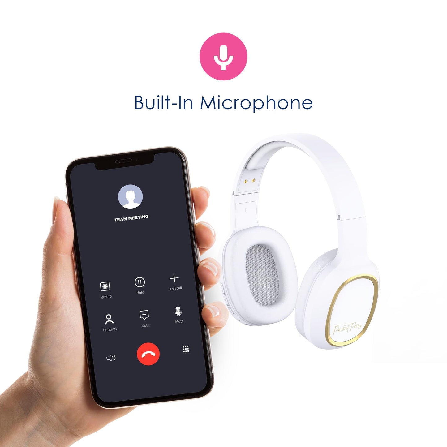 Packed Party Good As Gold Bluetooth Wireless Headphones by DP Audio