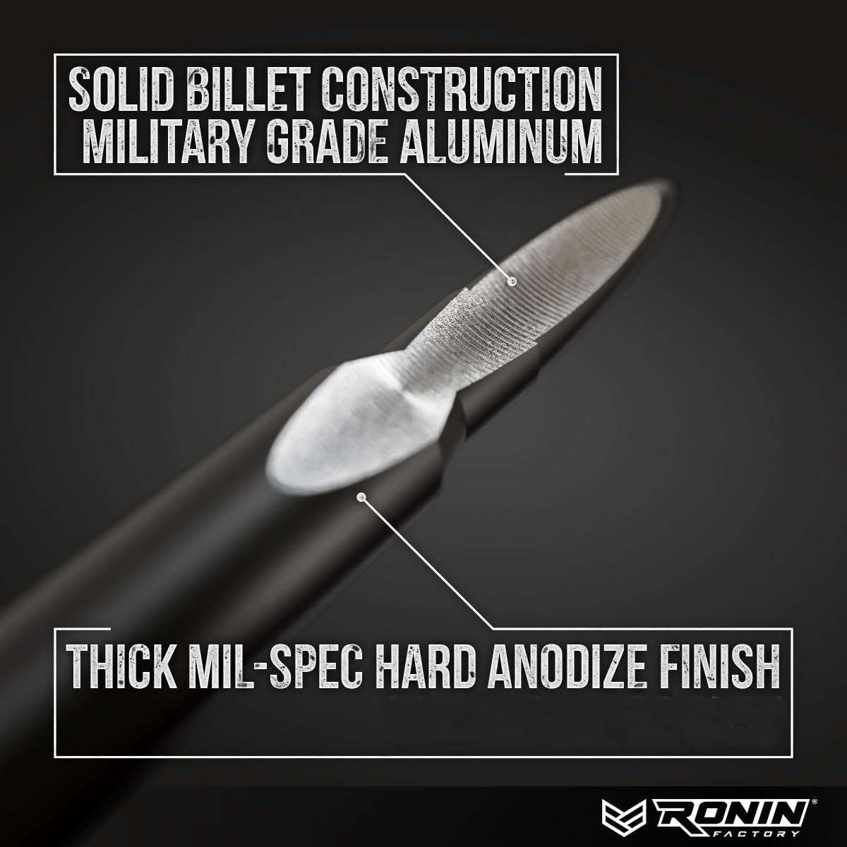 RONIN FACTORY Bullet Antenna Chevy Silverado & GMC Sierra Trucks - 50 Cal Truck Antenna Accessories - Anti Theft - Carwash Safe - Short Replacement