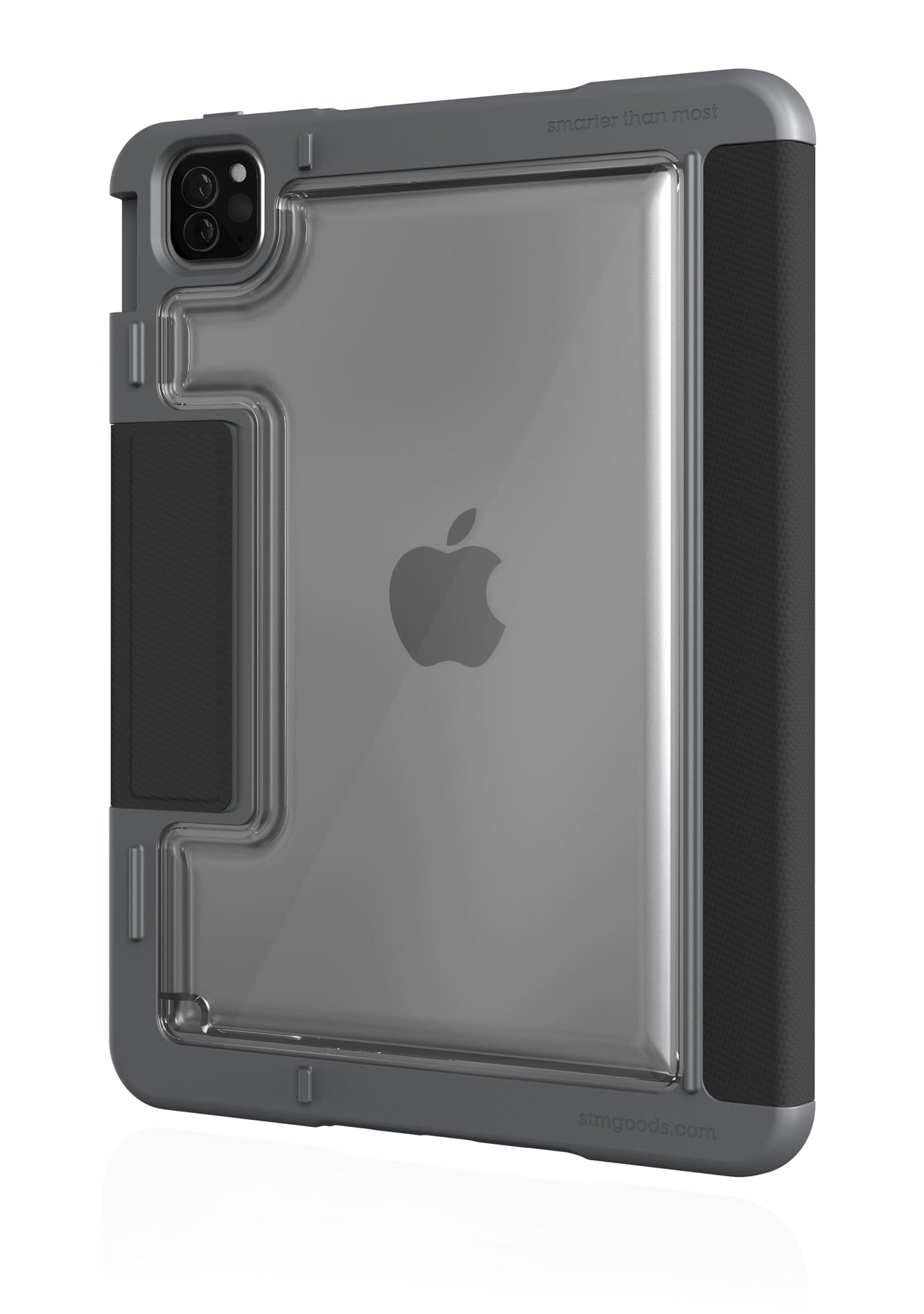 STM Dux Plus Case for iPad Pro M4 11" - Military-Grade Drop Protection, Apple Pencil Charging & Storage, Magnetic Closure, Transparent Back, Auto