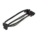Monoprice 18inch 4pin MOLEX Male to 3x 15pin SATA II Female Power Cable with Net Jacket
