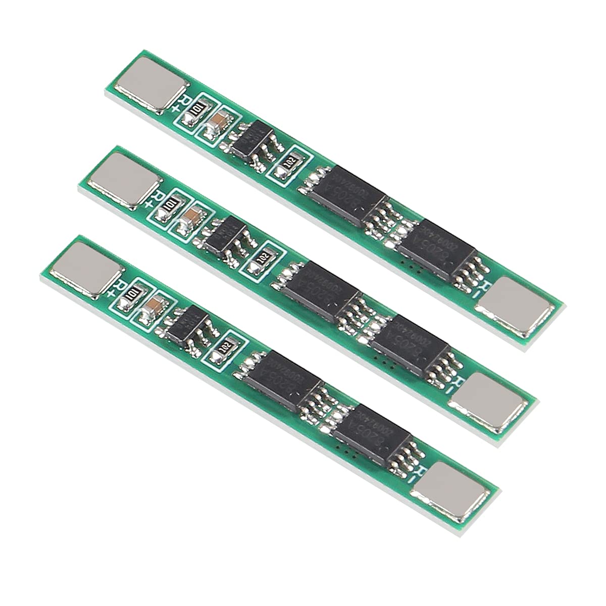 ACEIRMC 12pcs 1S 3.7V 4A 18650 Charger PCB BMS Protection Board for Li-ion Lithium Battery Cell