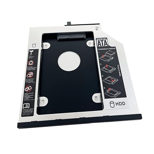 DY-tech 2nd HDD SSD Hard Drive Optical Bay Caddy Frame Tray for Lenovo Thinkpad T400 T400s T410 T410s T410si T410i T420s T420si T430s T430si