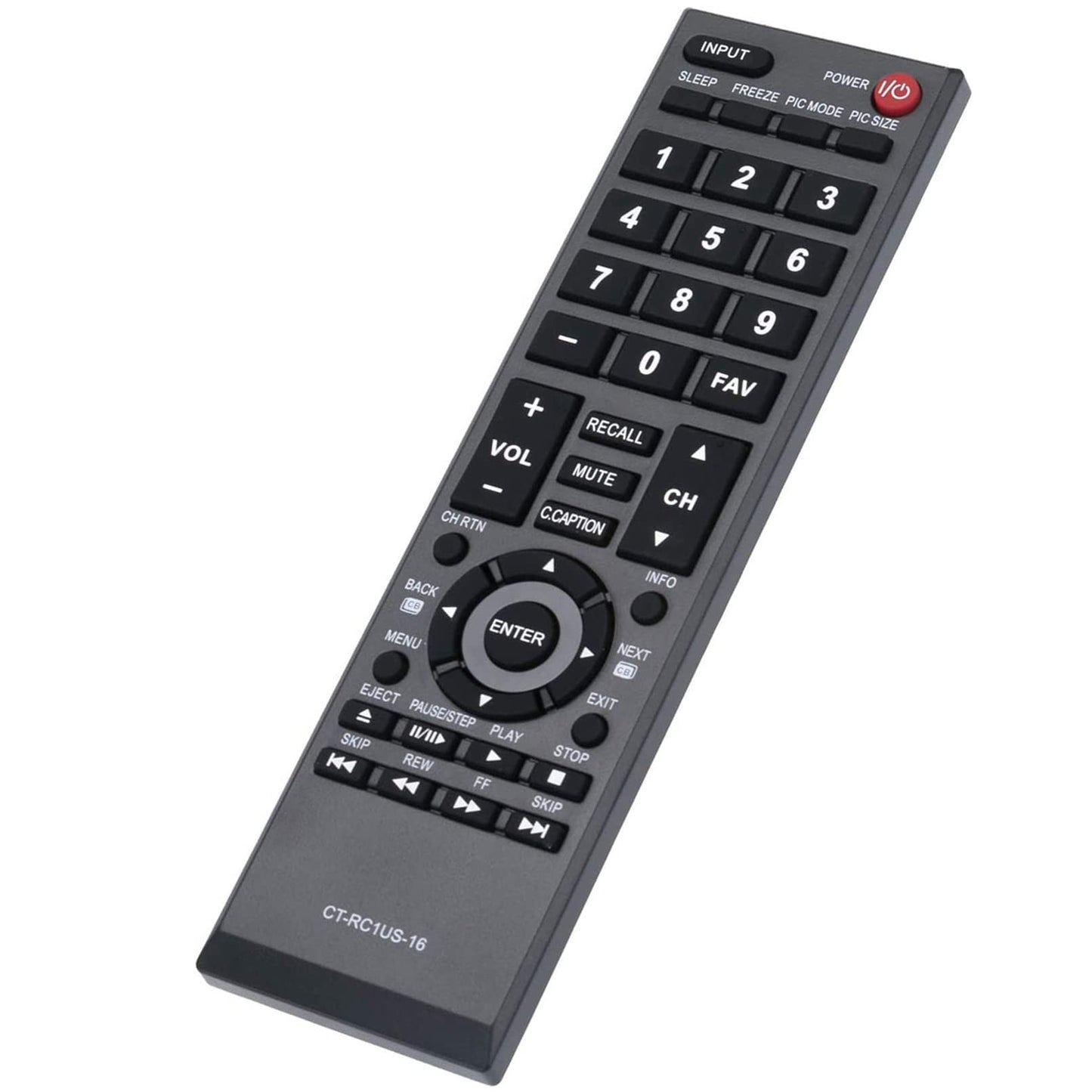 Beyution CT-RC1US-16 Replacement Remote Control Fit for Toshiba TV 43L310U 43L420U 49L310U 49L420U 55L310U 65L350U 19AV600U 19AV600UZ 19C100 19C100U