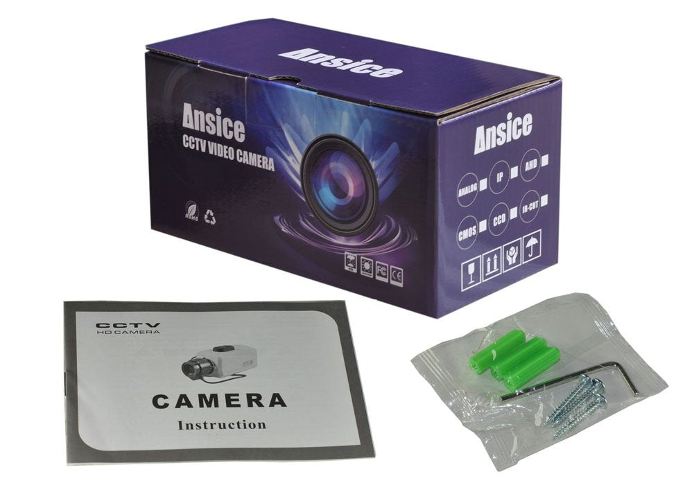 ansice 720P AHD CCTV Camera 3.6mm Wide Angle CMOS Chips with IR-Cut Infrared 24 LEDs AHD Security Systems for AHD DVR Only