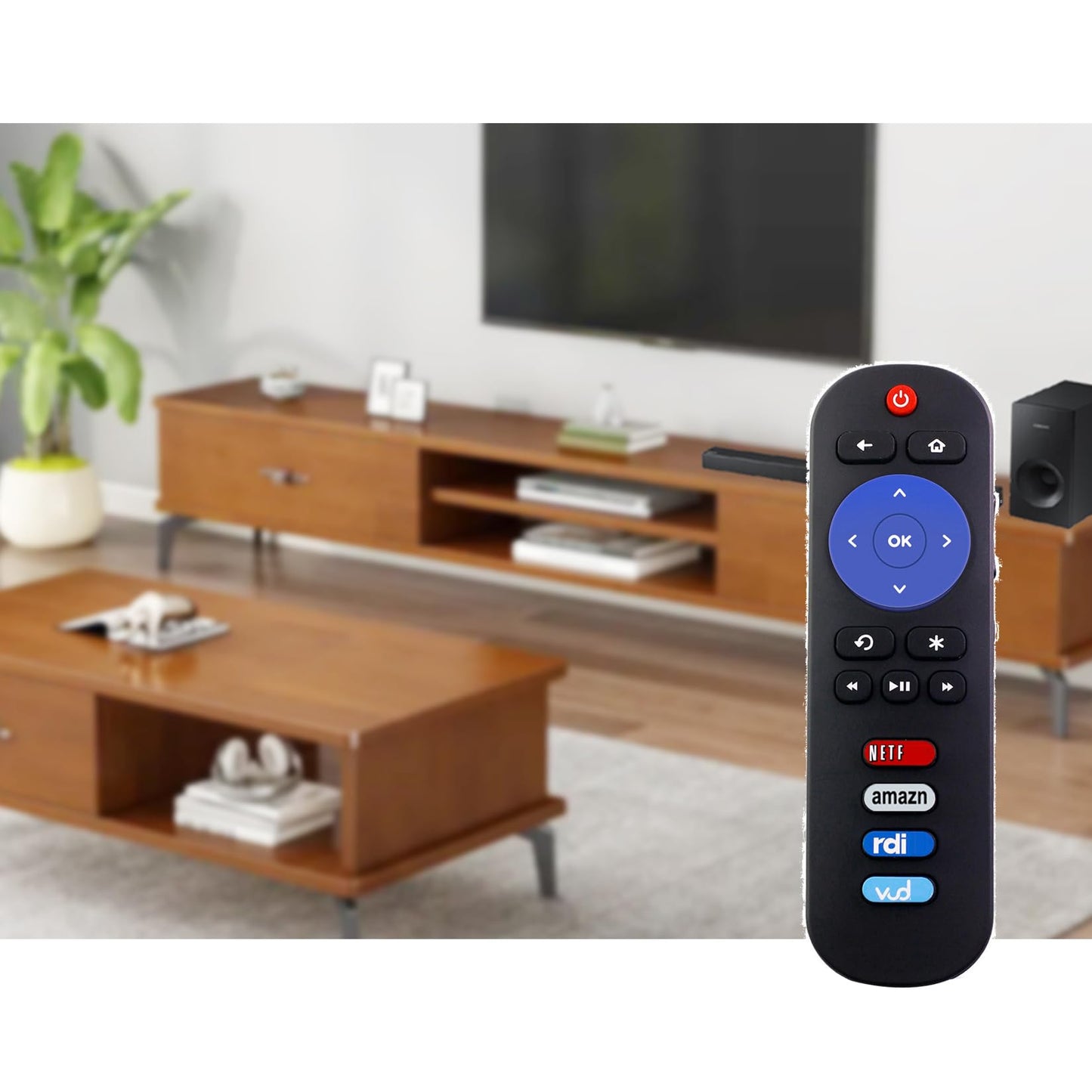 RC280 Replace Remote Control fit for TCL Roku TV 55FS3750 48FS4610R 32S3850A 40FS4610R 55FS4610R 32S3850P 32S3850B 32S3850 32S3700 40FS3850 50FS3800