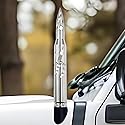 50 Cal Bullet Antenna Car Truck Universal Replacement for GMC Sierra 1500 Chevy Dodge Ram Silverado 1500 Ford F-150 Accessories RAM 1500 Short Antenna