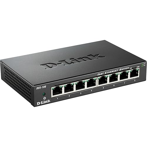 DES 108 - Switch - 8 x 10/100