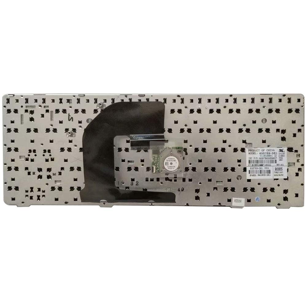 New Laptop Replacement Keyboard Fit HP ProBook 6460B 6465B 6470B 6475B EiteBook 8470B 8460P 8460W 8470W 635769-D61 US Layout with Frame