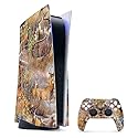 MightySkins Glossy Glitter Gaming Skin for PS5 / PlayStation 5 Bundle - Deer Pattern | Durable High-Gloss Glitter Finish | Easy to Apply and Change