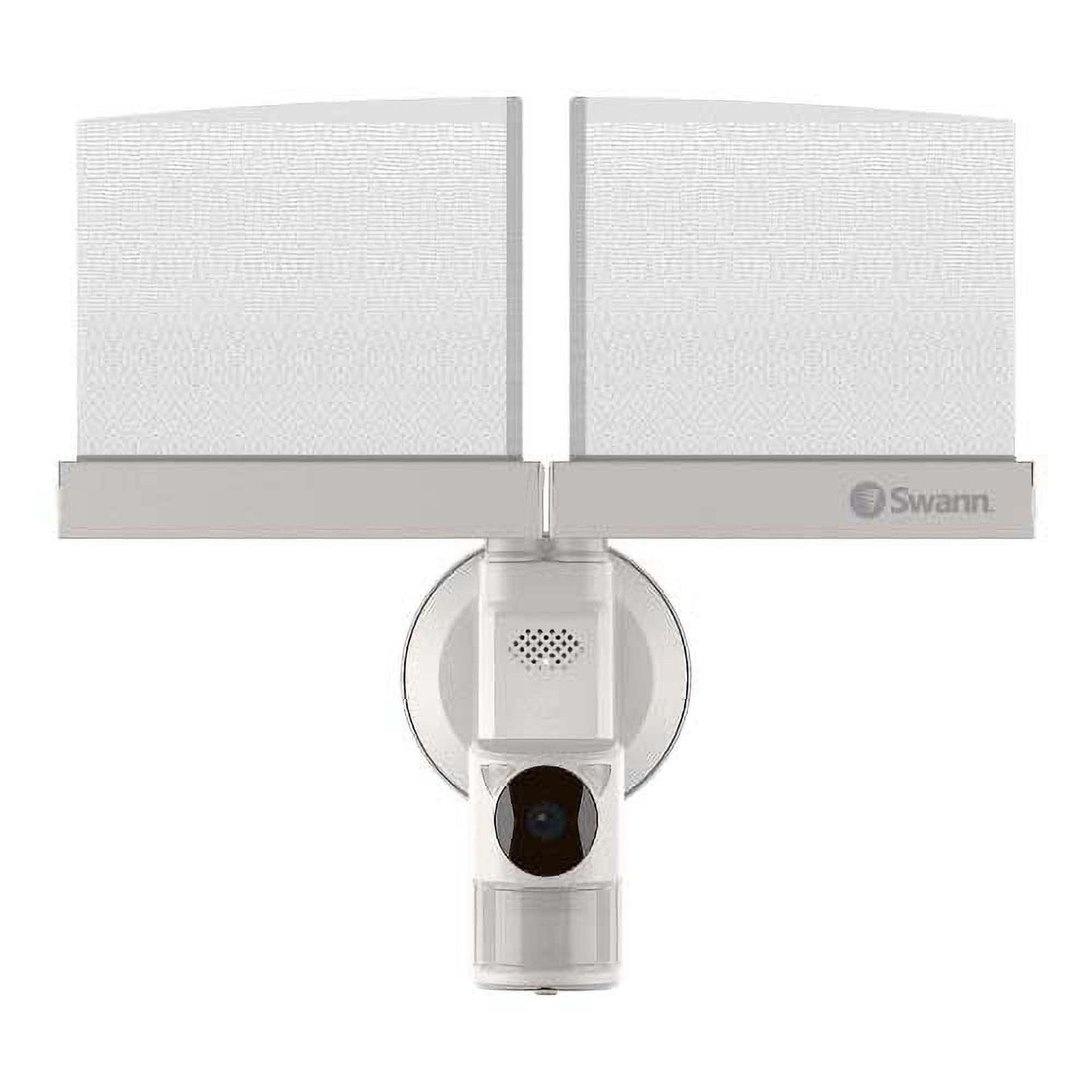 Swann Wi-Fi 1080p Waterproof Motion Activated Slimline FloodLight Camera with Night Vision, Heat Sensing, 2-Way Talk, Dimmable 2600 Lumens, Red & Blue